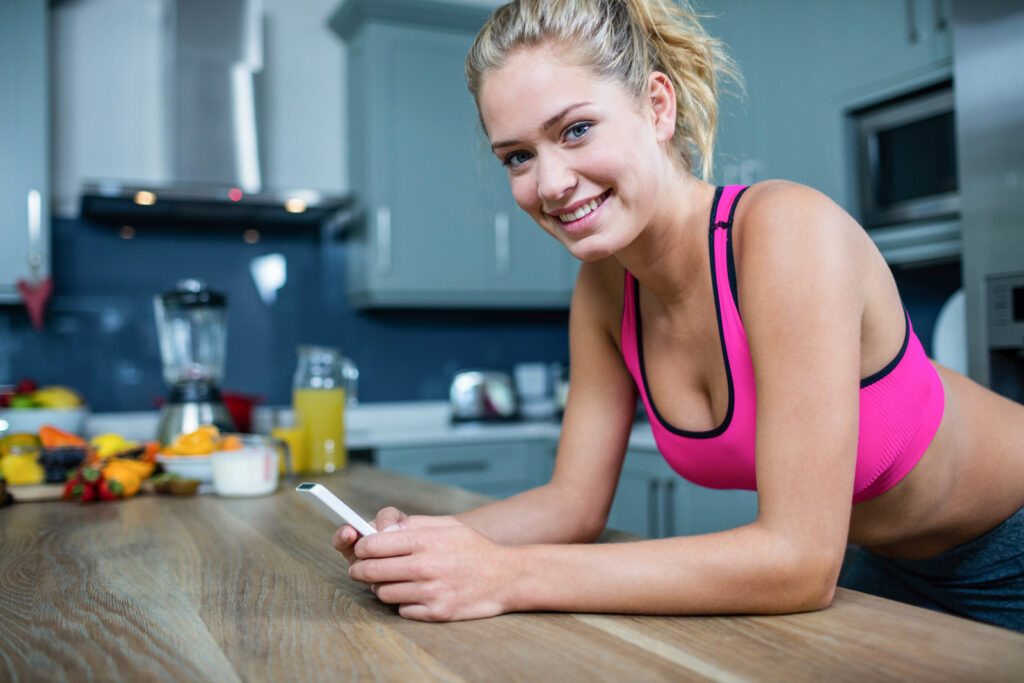 Girl texting an insurance agency