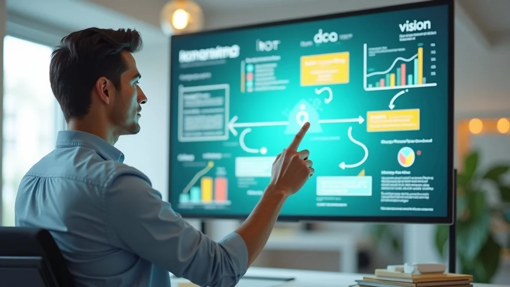 Young cleaning business owner creating a digital marketing plan for content-driven lead generation