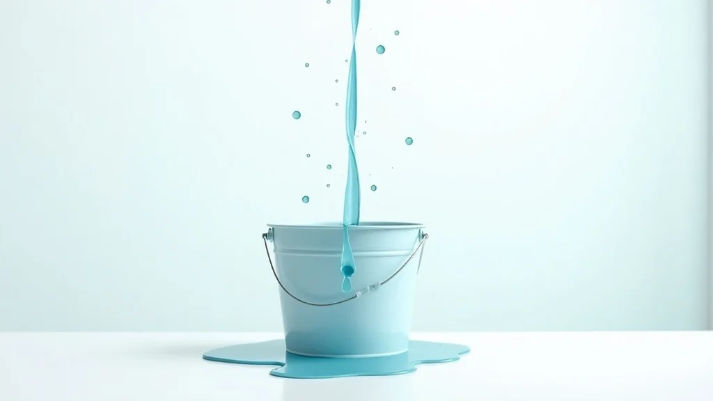 Modern infographic: Leaky bucket of home service marketing channels — icons show leads escaping through holes, content marketing fixes shown as patches