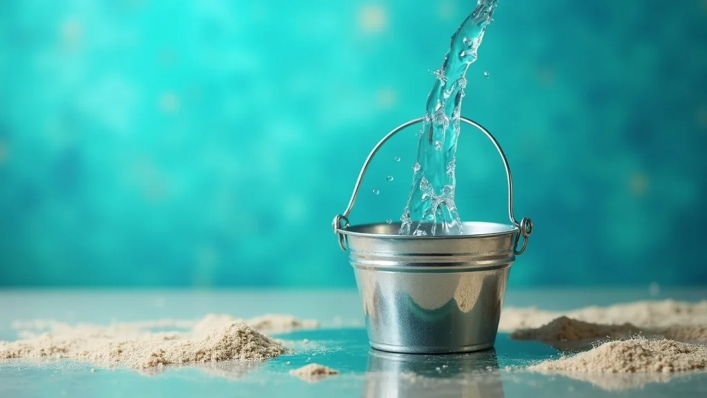 Leaky bucket metaphor for lost marketing leads, content strategies plugging leaks for Albuquerque contractors