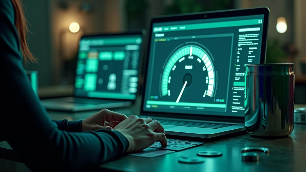 Web developer testing painting company homepage for site speed and mobile SEO technical audit