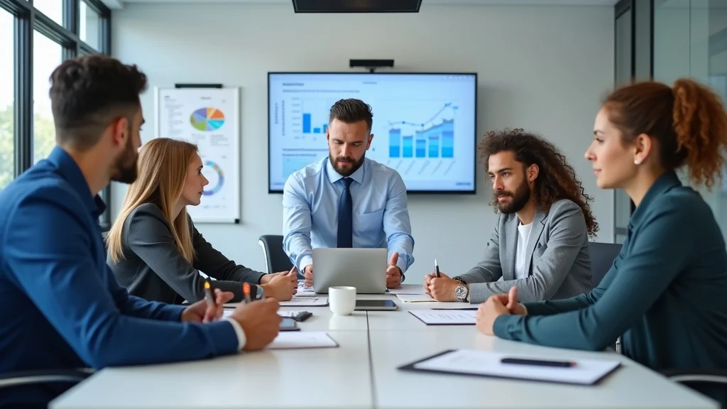 Diverse St. Louis business team in a strategy meeting about google business profile optimization and local SEO