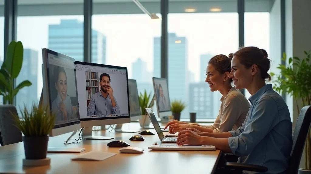 Employees uploading optimized photos to Google Business Profile to build trust and local rankings.