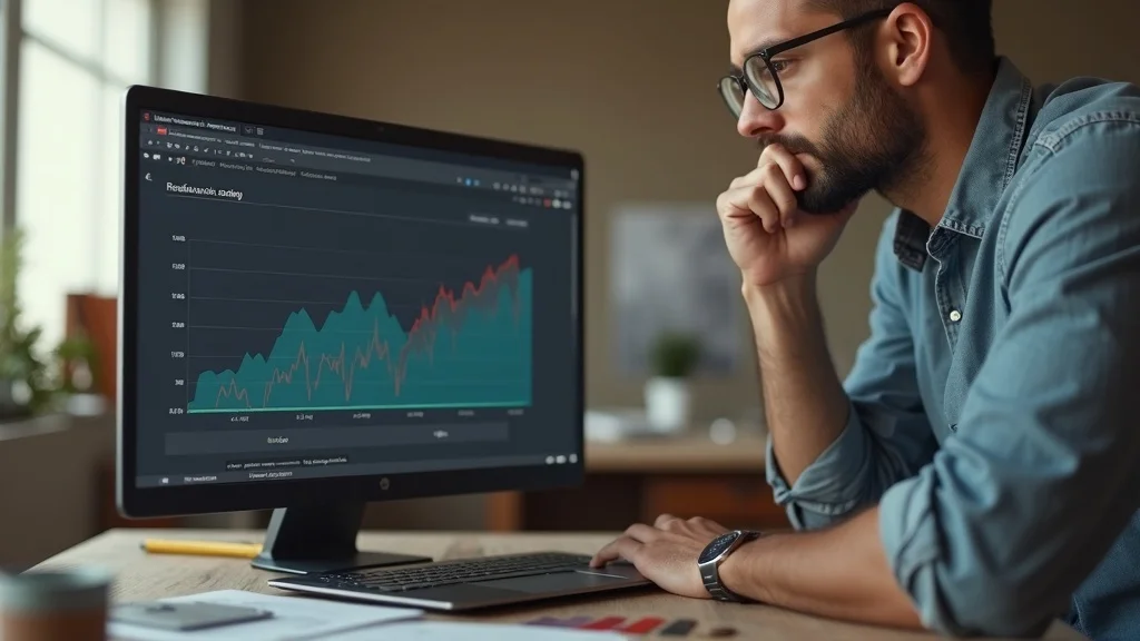 Professional remodeler evaluating website speed metrics on a laptop after an SEO technical audit to improve organic traffic