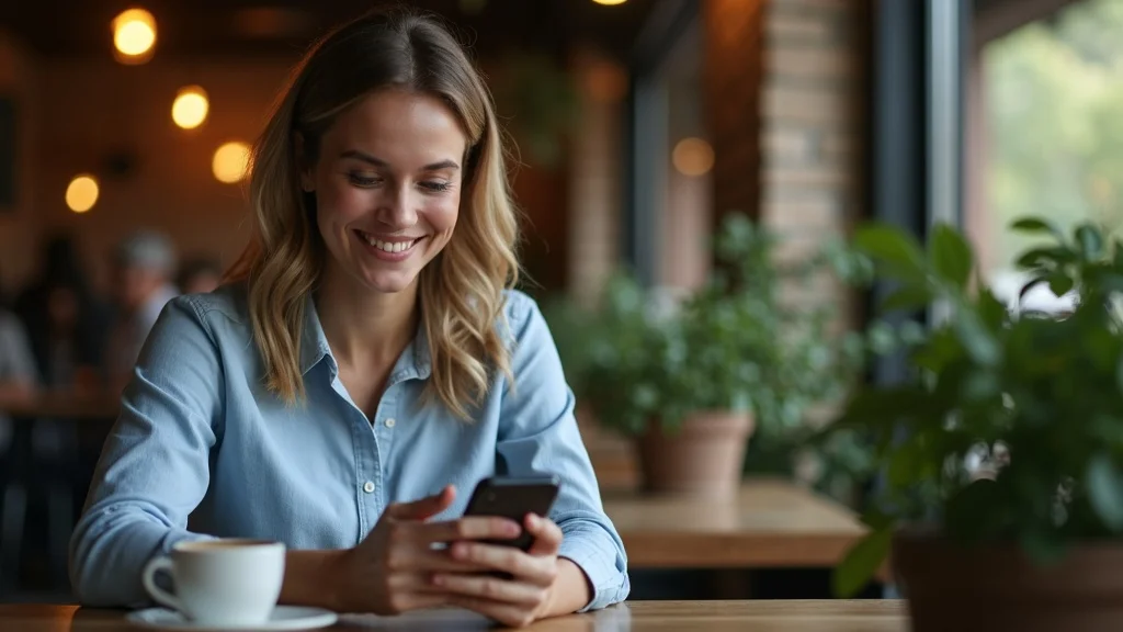 SEO technical audit Albuquerque - Business owner celebrating digital growth, analytics on phone, Albuquerque branding