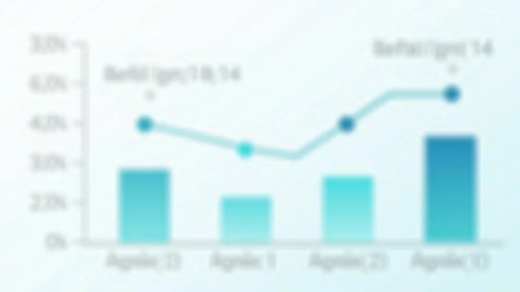 Chart visualization showing repeat and lapsed customers for a cleaning company - clean modern photorealistic chart with professional blue, white, and teal palette in a sleek office environment. Customer Reactivation Campaigns for Cleaning Services