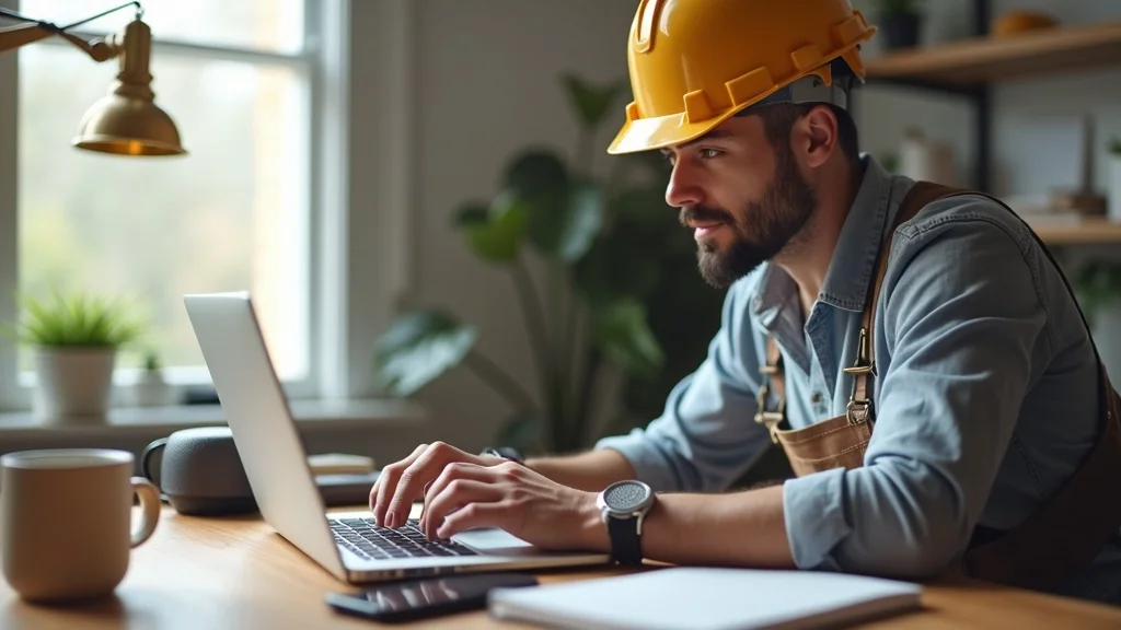 Contractor sending personalized email as part of reactivation campaign