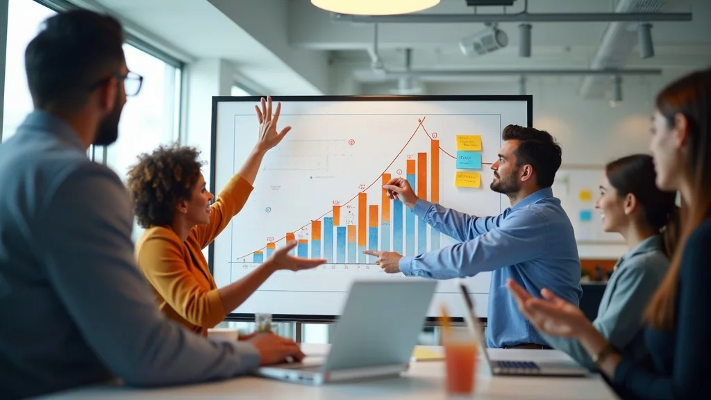 Small business team celebrating growth with AI voice response systems