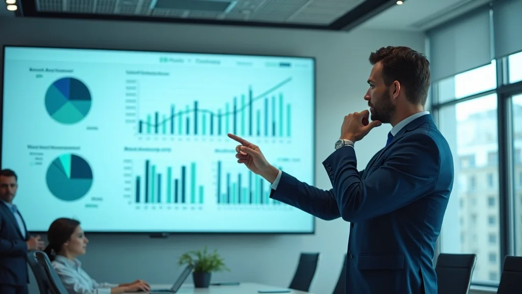 Business analyst reviewing campaign metrics for Customer Reactivation Campaigns for Cleaning Services on a digital dashboard, high detail, modern workspace