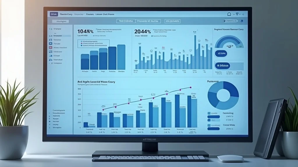 Modern analytics dashboard displaying lead and revenue insights for a cleaning business powered by AI chatbot data