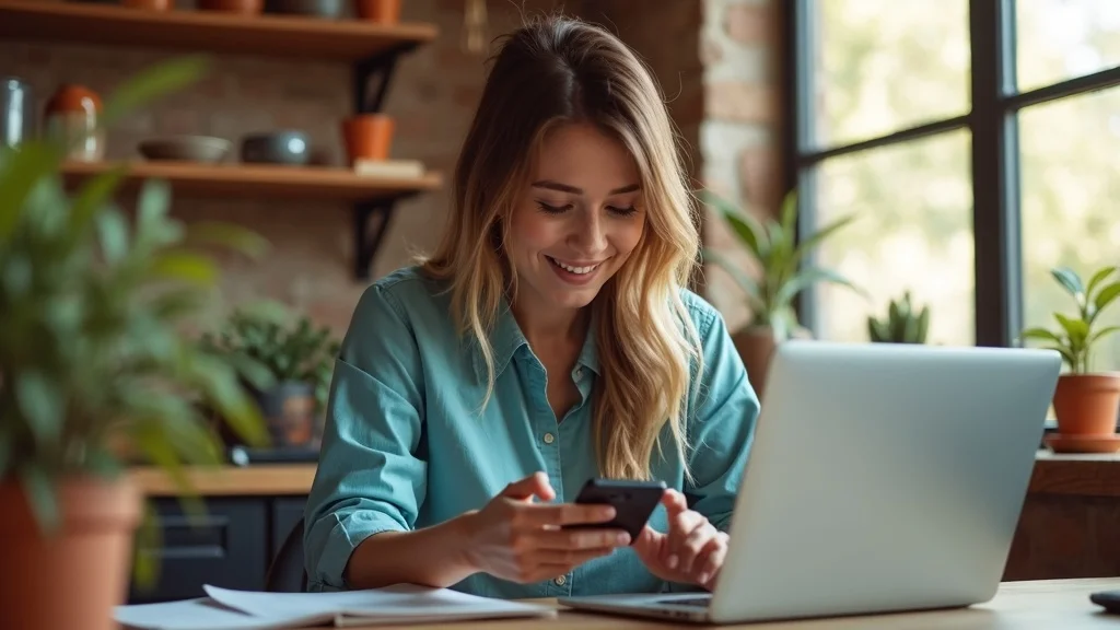 Small business owner in Albuquerque responding rapidly using AI marketing automation tools