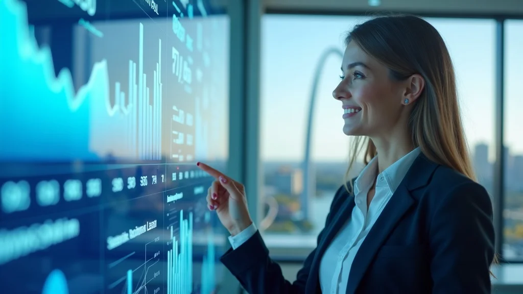 St. Louis business owner reviewing lead and booked job metrics from content marketing system