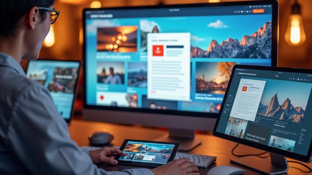 content marketing collage showcasing blog, video, social media, and white paper examples