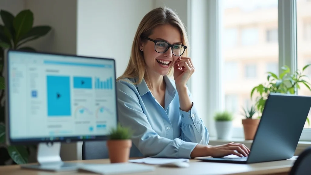 content marketing expert integrating email and social media strategies at home office