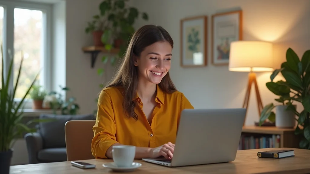 Professional posting home service project images to social media, enhancing content marketing for home service businesses with social proof.