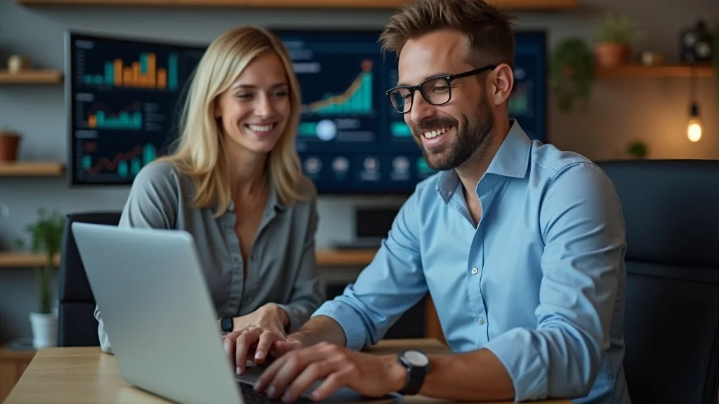 Marketing consultant guides client through human-driven AI marketing integration for high-quality lead capture